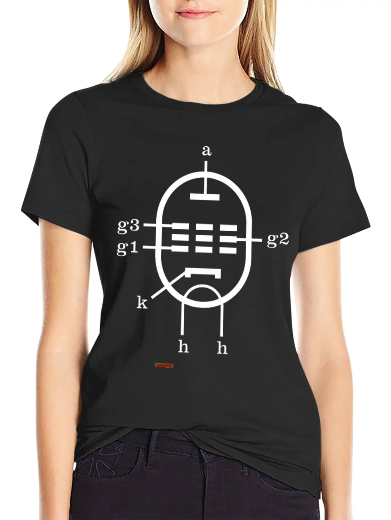 EL34 Vacuum Tube Schema Essential Unisex Summer Tee – Soft Cotton Casual Fit