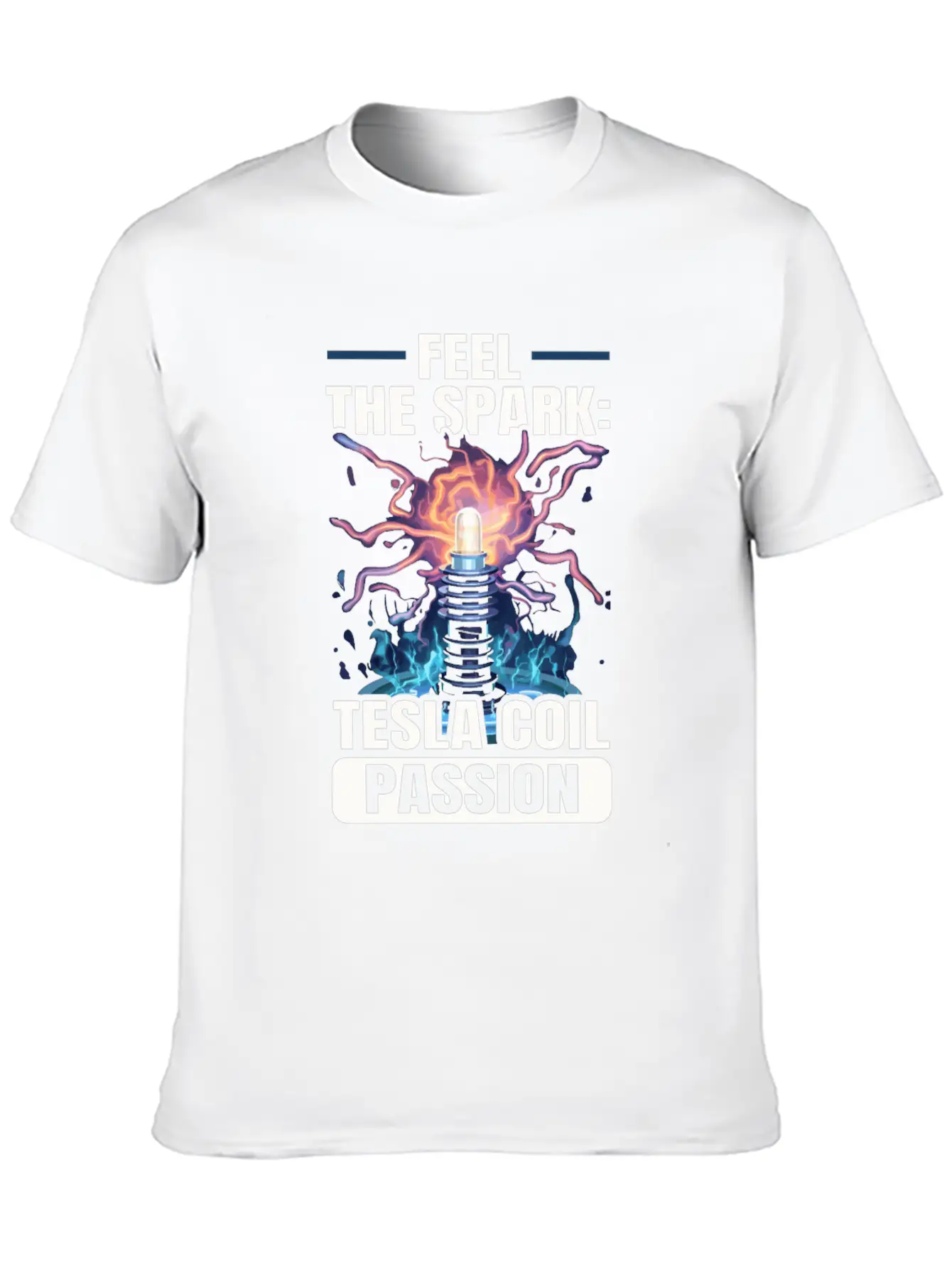 Electric Coil Electrical Engineer Electricity Stylish Everyday T-Shirt – Unisex Basic Cotton Tee