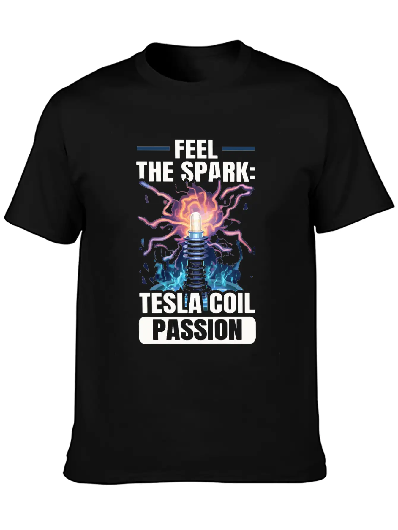 Electric Coil Electrical Engineer Electricity Stylish Everyday T-Shirt – Unisex Basic Cotton Tee
