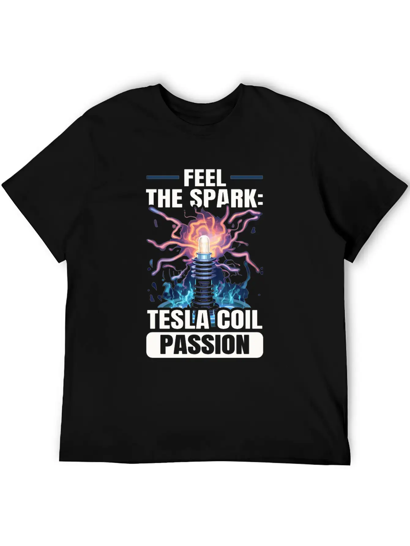 Electric Coil Electrical Engineer Electricity Stylish Everyday T-Shirt – Unisex Basic Cotton Tee