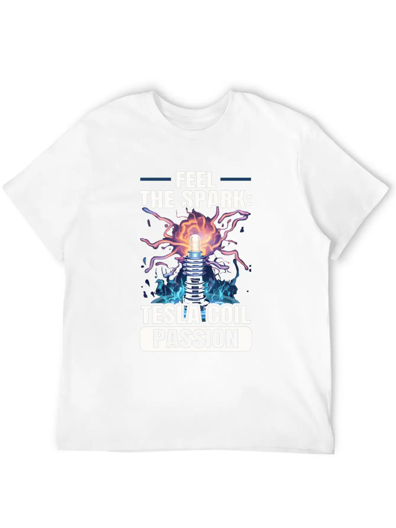 Electric Coil Electrical Engineer Electricity Stylish Everyday T-Shirt – Unisex Basic Cotton Tee