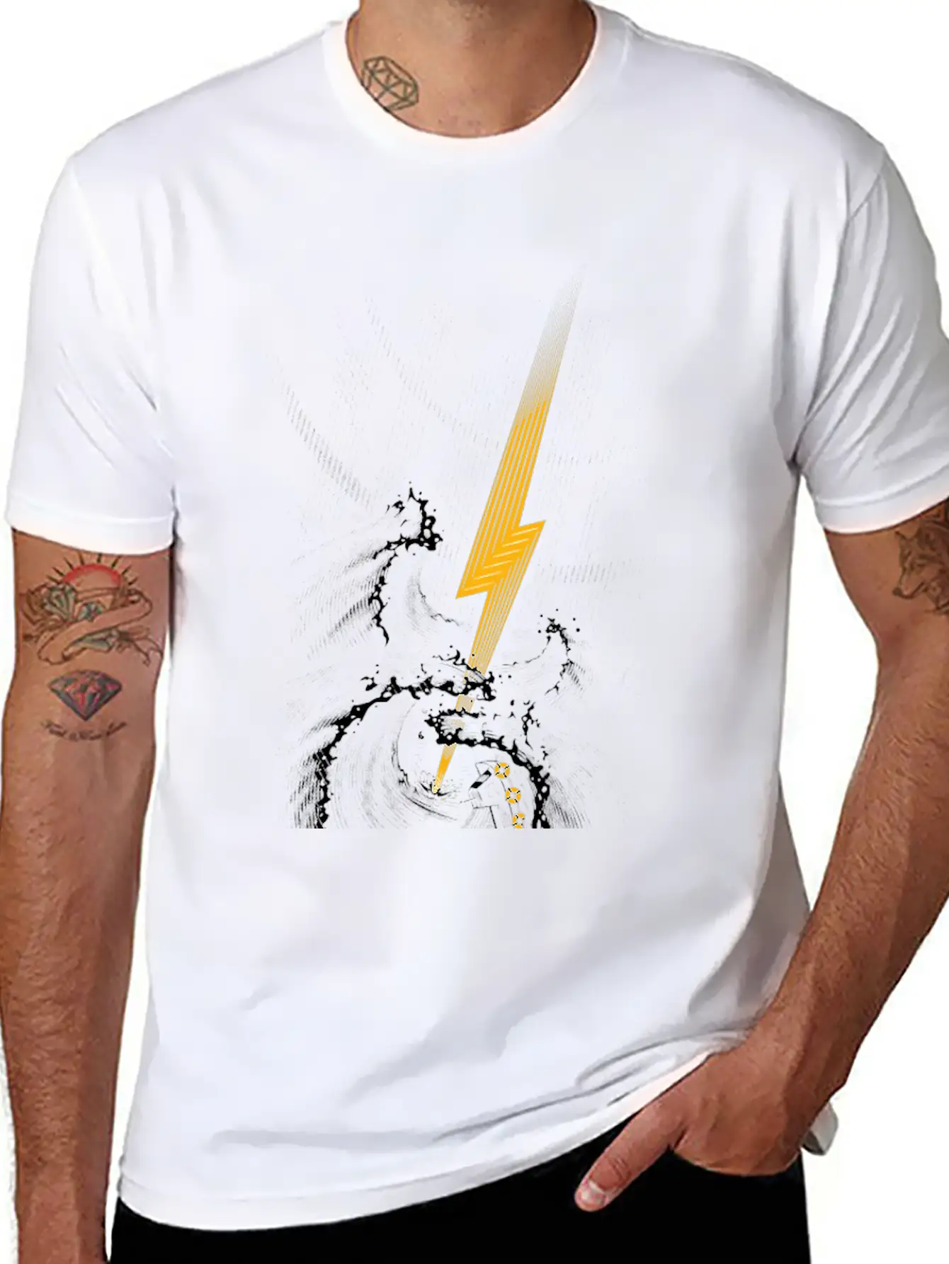 Electric Guitar Stylish Everyday T-Shirt – Unisex Basic Cotton Tee