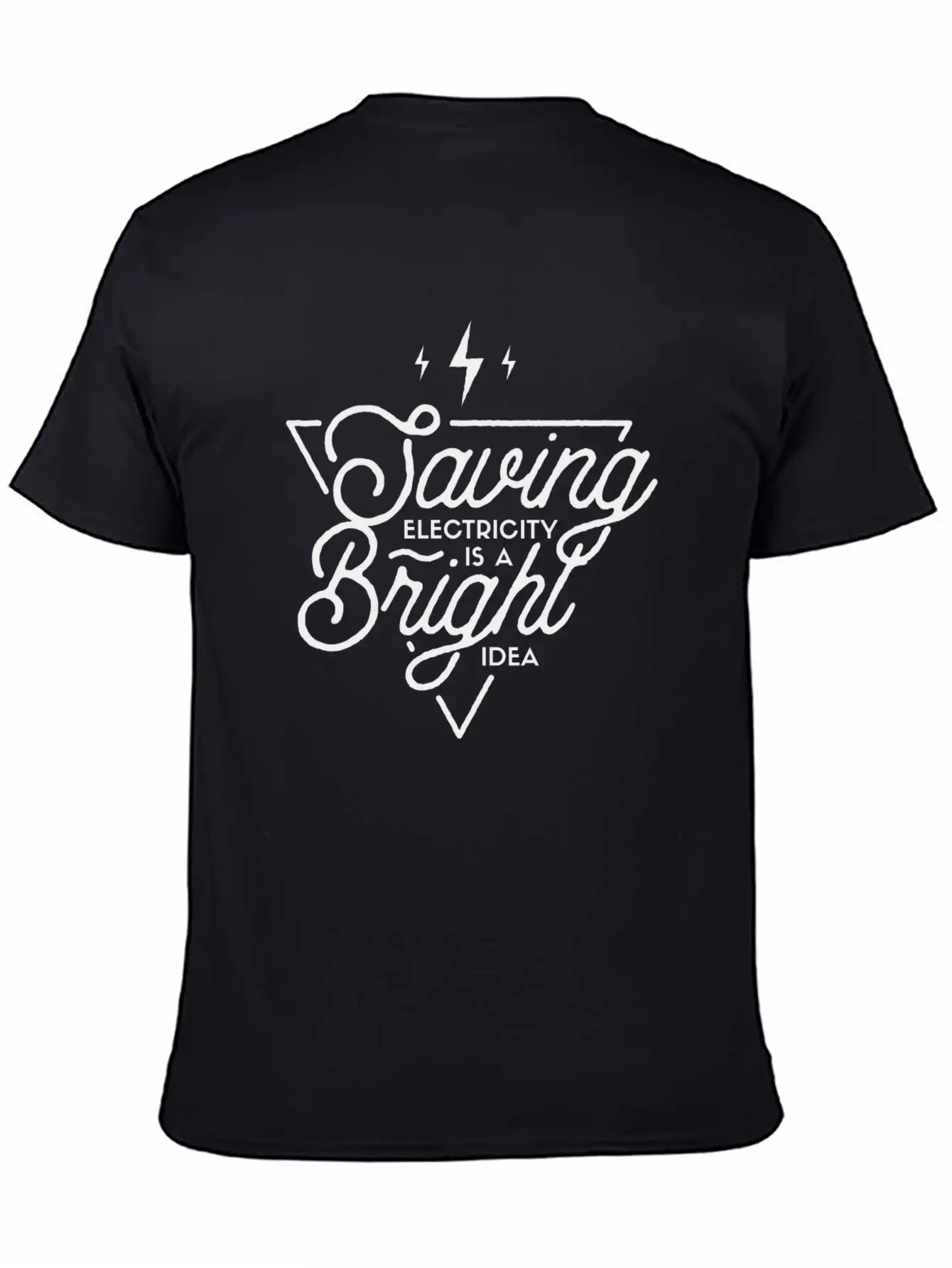 Electric Vehicle Save Electricity Black Cool Gift Basic Graphic T-Shirt – Daily Comfort In Soft Cotton