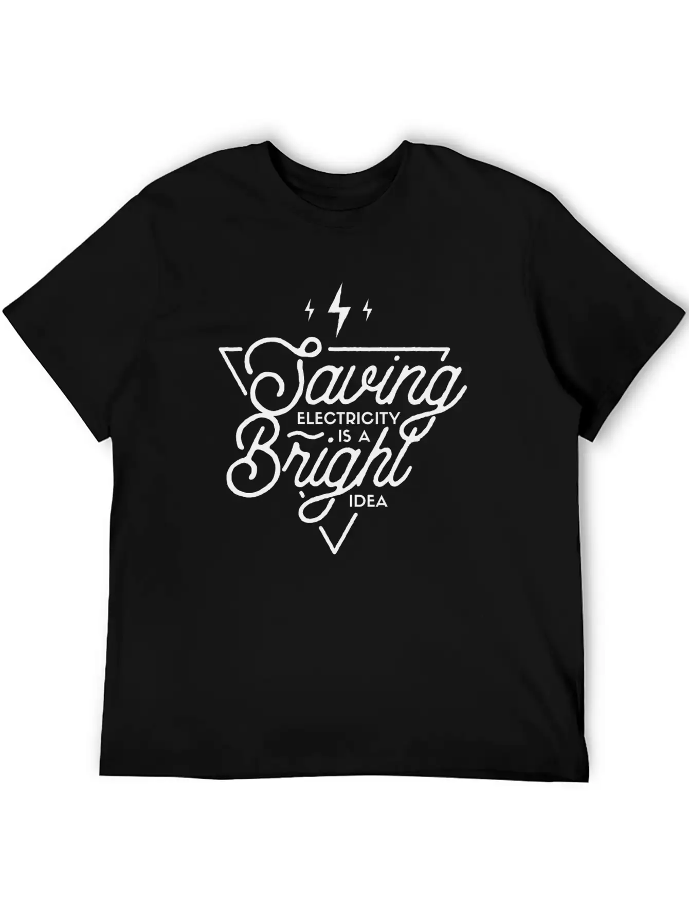 Electric Vehicle Save Electricity Black Cool Gift Basic Graphic T-Shirt – Daily Comfort In Soft Cotton