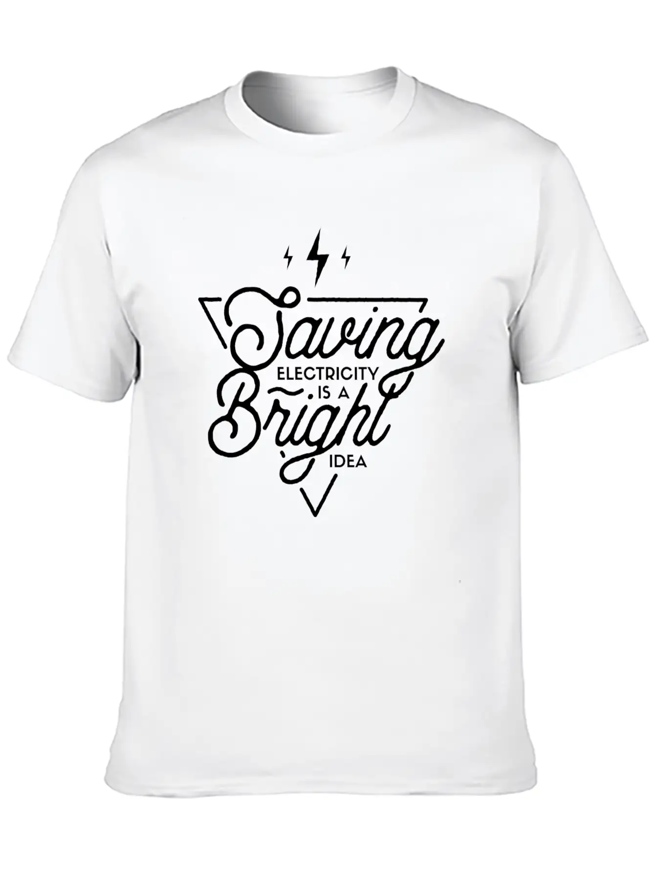 Electric Vehicle Save Electricity Black Cool Gift Basic Graphic T-Shirt – Daily Comfort In Soft Cotton