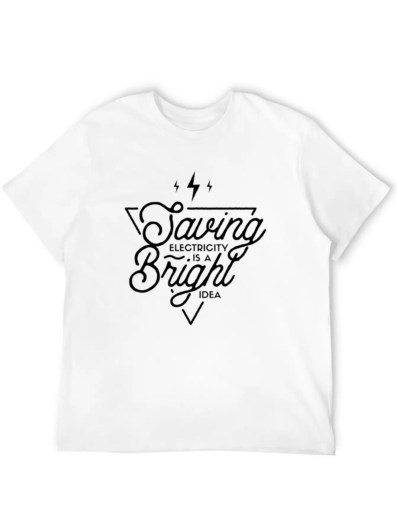 Electric Vehicle Save Electricity Black Cool Gift Basic Graphic T-Shirt – Daily Comfort In Soft Cotton