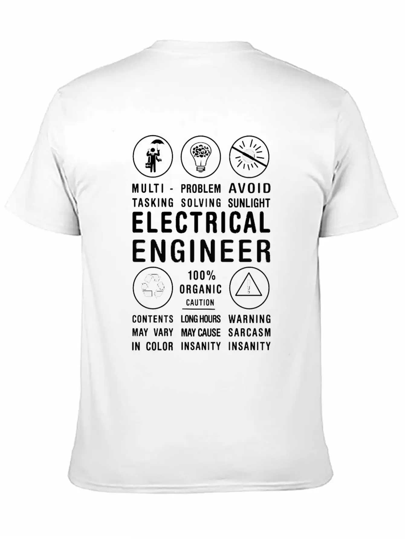 Electrical Engineer Funny Stylish Everyday T-Shirt – Unisex Basic Cotton Tee