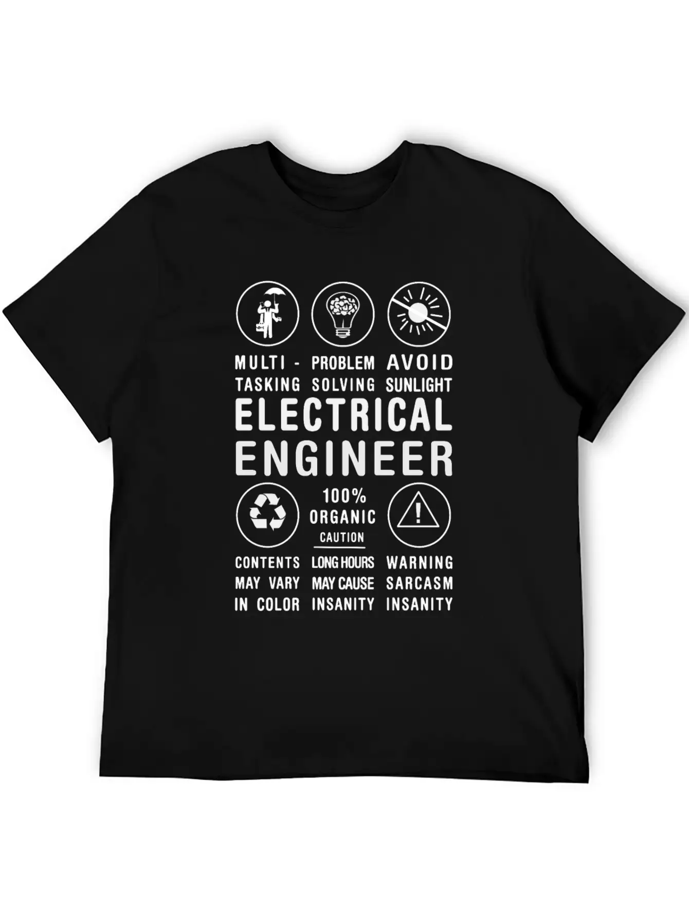 Electrical Engineer Funny Stylish Everyday T-Shirt – Unisex Basic Cotton Tee