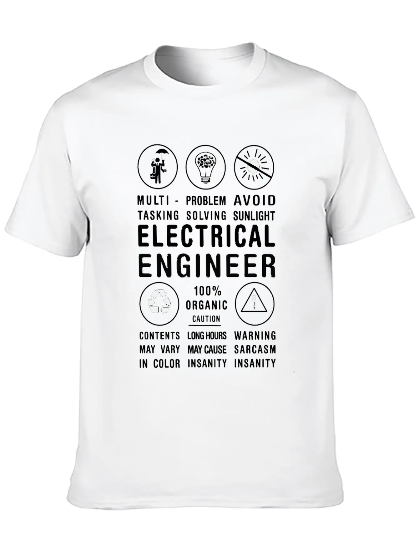 Electrical Engineer Funny Stylish Everyday T-Shirt – Unisex Basic Cotton Tee