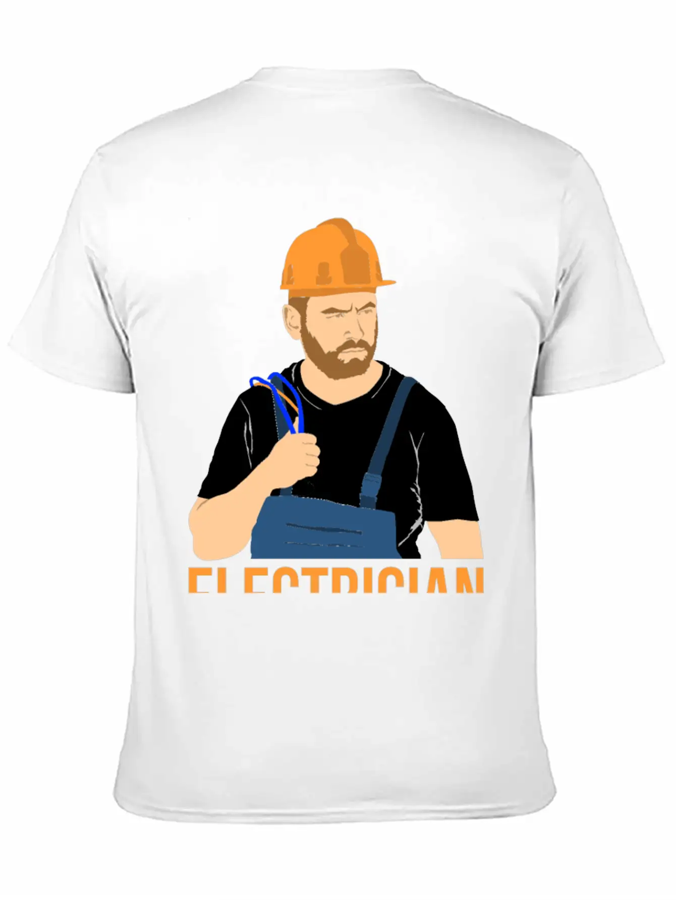 Electrician King Of Trades Funny T Shirt Tee Gift Unisex Short Sleeve Soft Cotton T-Shirt – Casual Everyday Wear