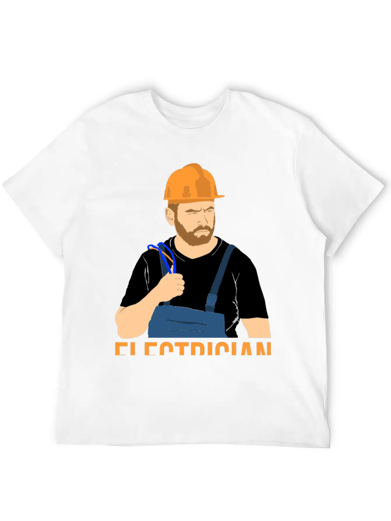 Electrician King Of Trades Funny T Shirt Tee Gift Unisex Short Sleeve Soft Cotton T-Shirt – Casual Everyday Wear