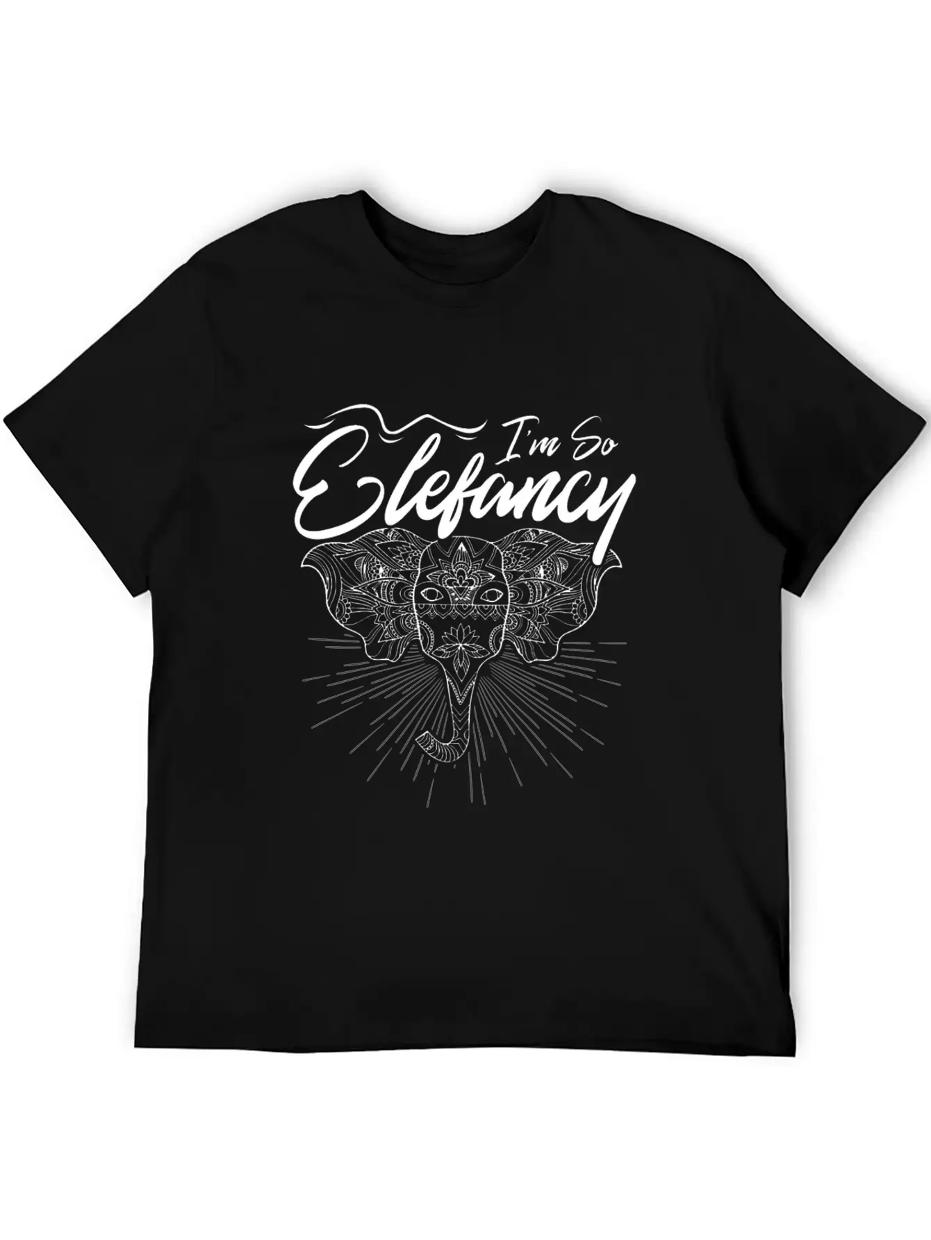 Elefants Are Elefantastic Comfortable Minimalist Graphic Tee – Summer Style Essential