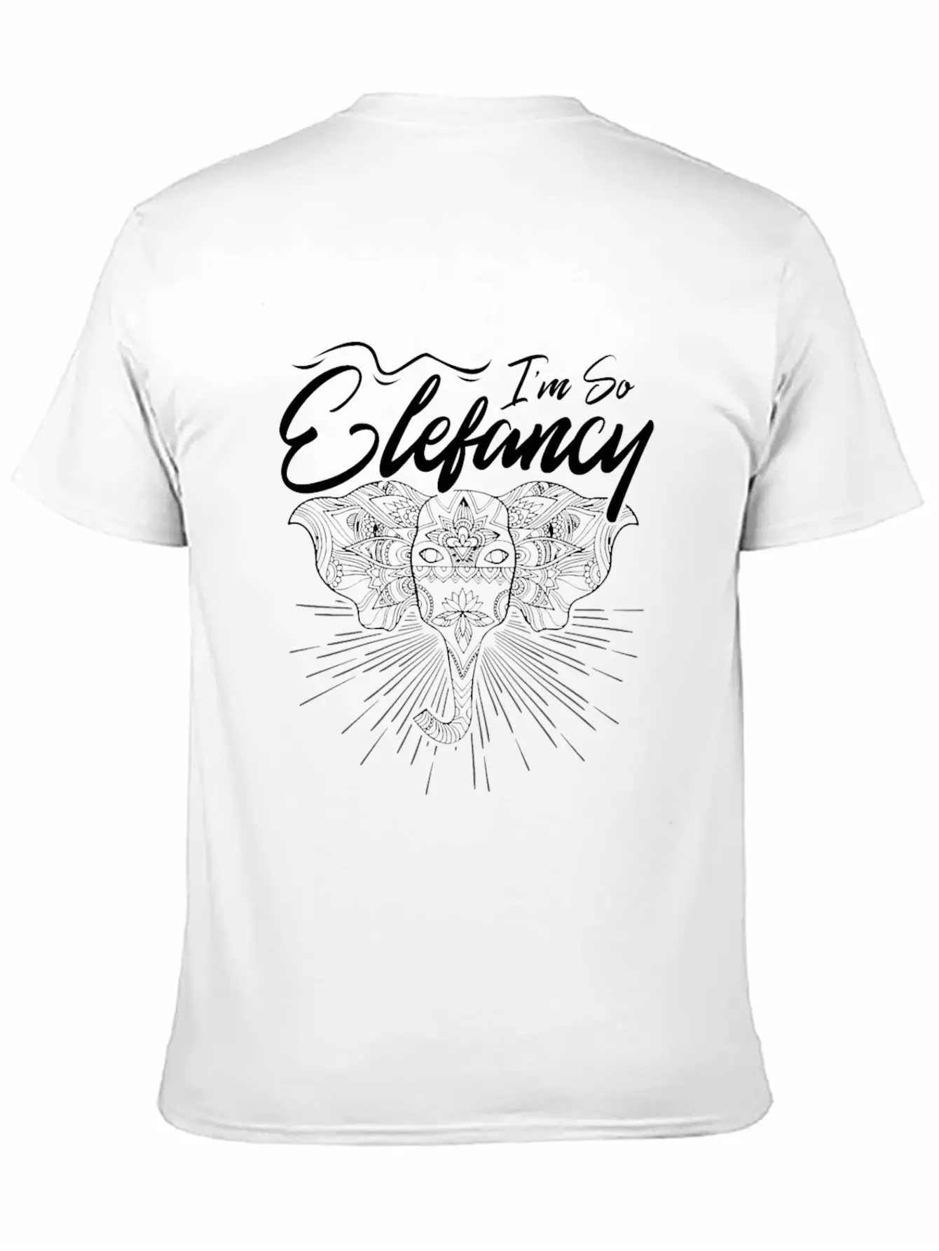 Elefants Are Elefantastic Comfortable Minimalist Graphic Tee – Summer Style Essential