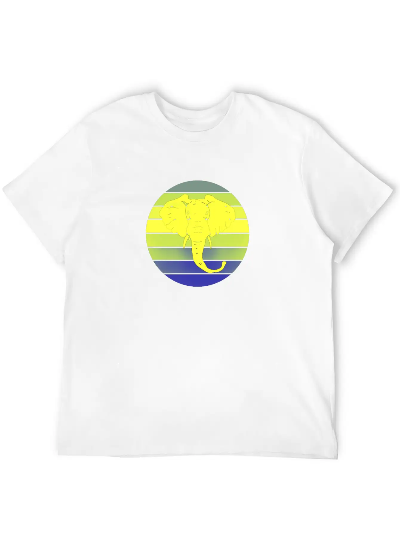 Elephant Animal Sun Elephants Africa Stylish Everyday T-Shirt – Unisex Basic Cotton Tee