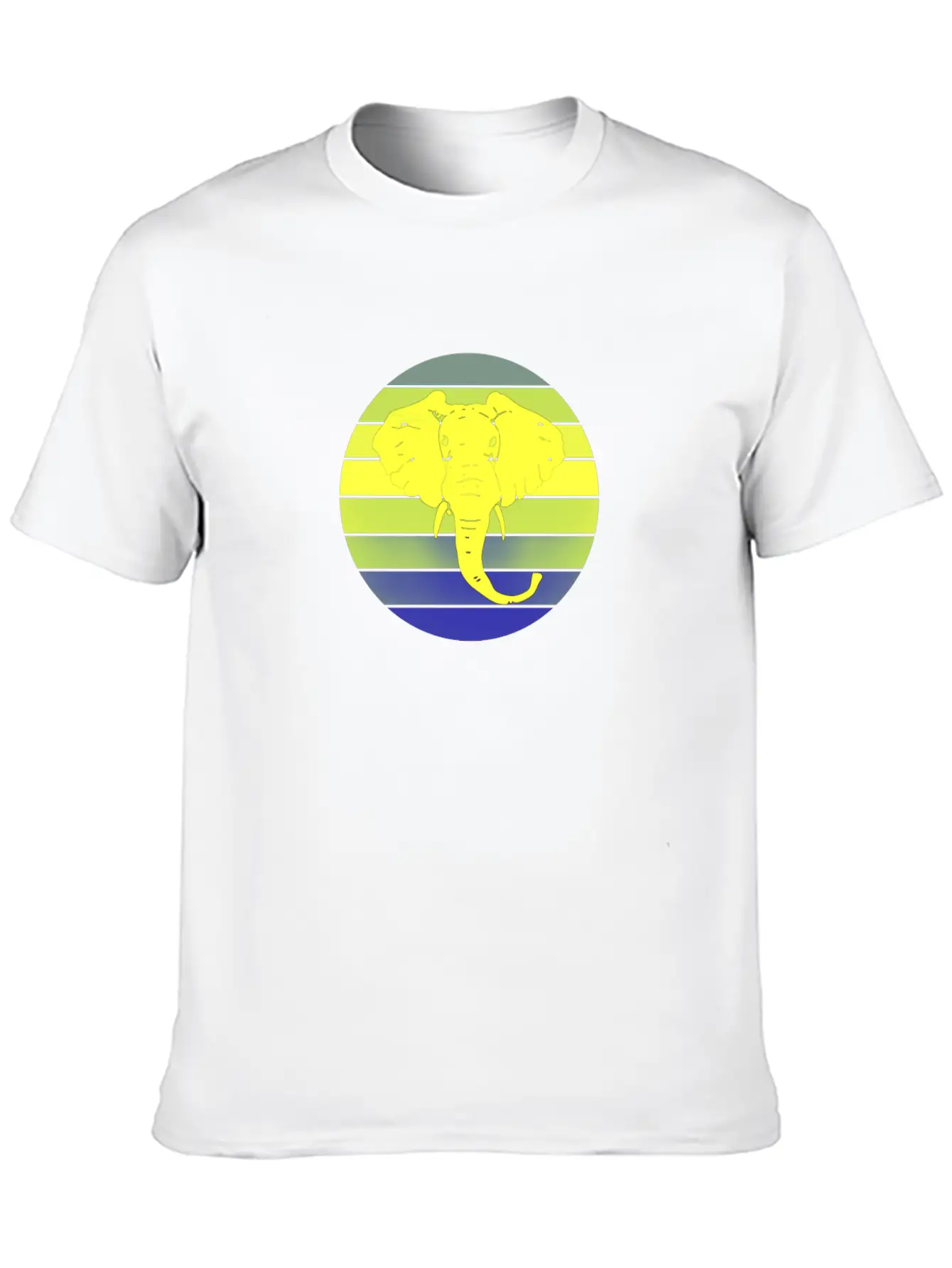 Elephant Animal Sun Elephants Africa Stylish Everyday T-Shirt – Unisex Basic Cotton Tee