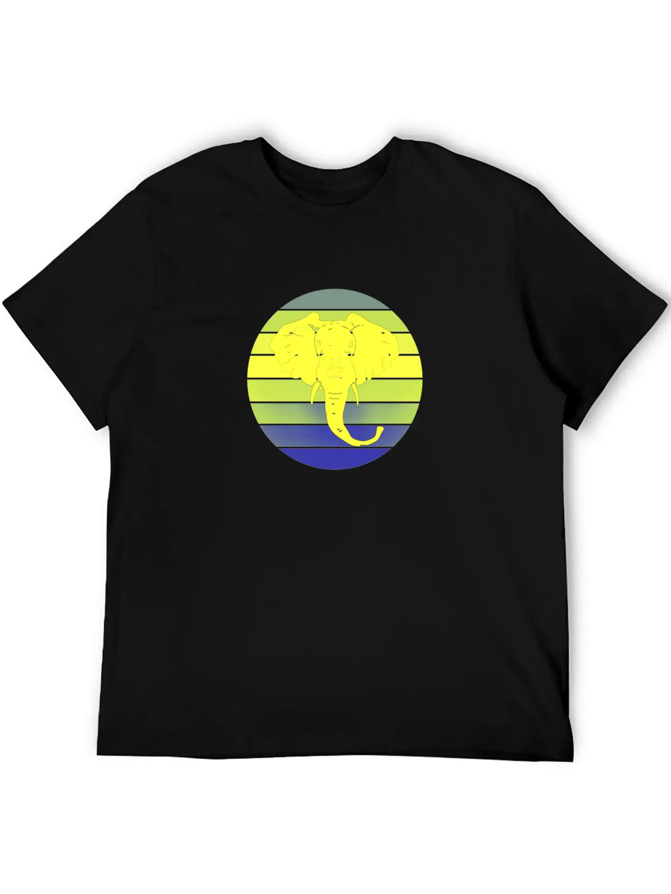 Elephant Animal Sun Elephants Africa Stylish Everyday T-Shirt – Unisex Basic Cotton Tee
