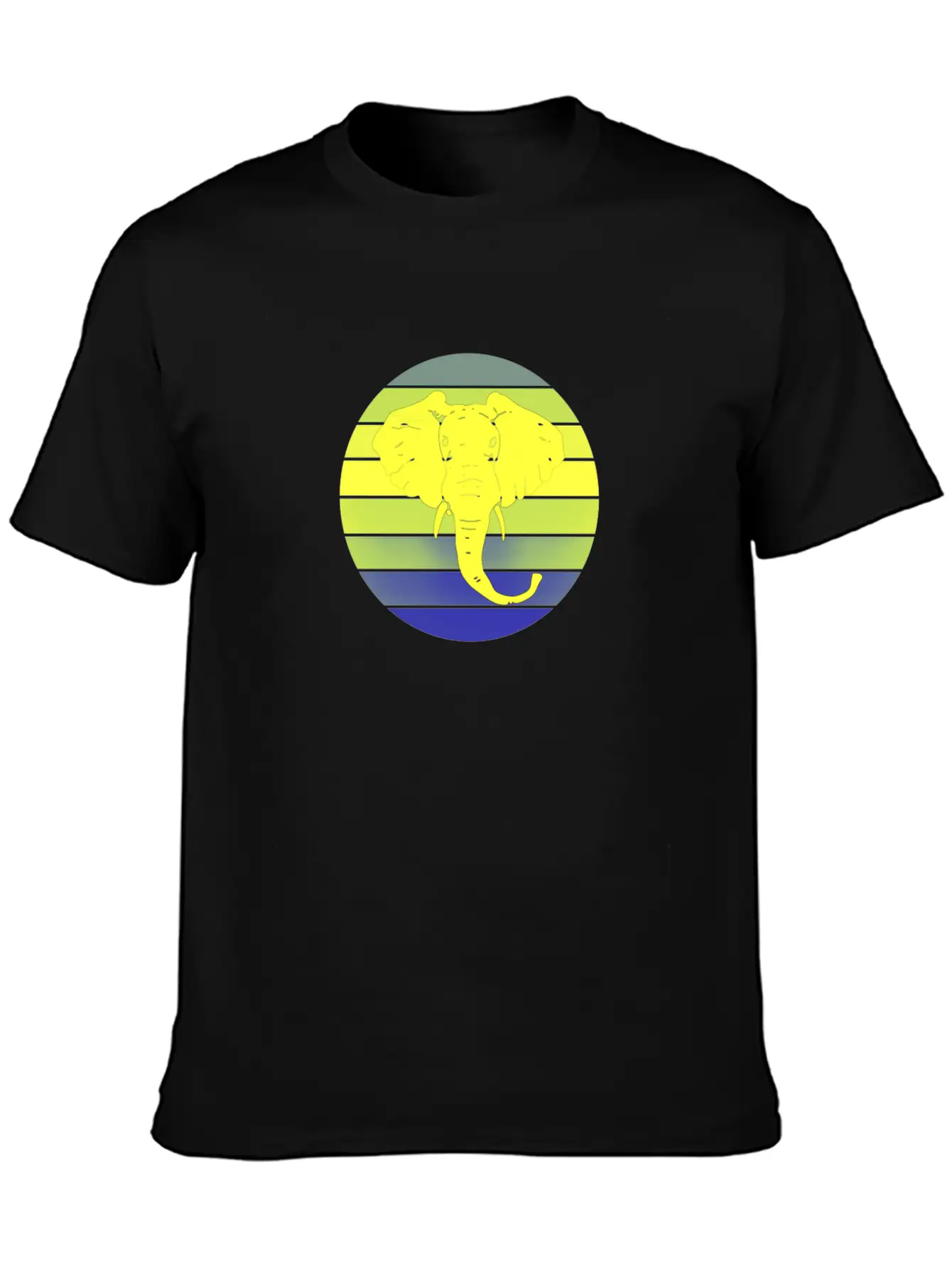 Elephant Animal Sun Elephants Africa Stylish Everyday T-Shirt – Unisex Basic Cotton Tee