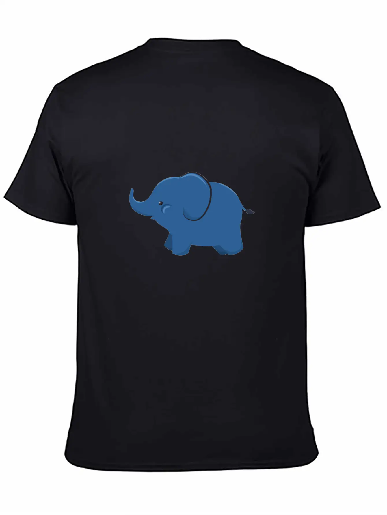 Elephant - Cute Elephant Design Unisex Short Sleeve Soft Cotton T-Shirt – Casual Everyday Wear