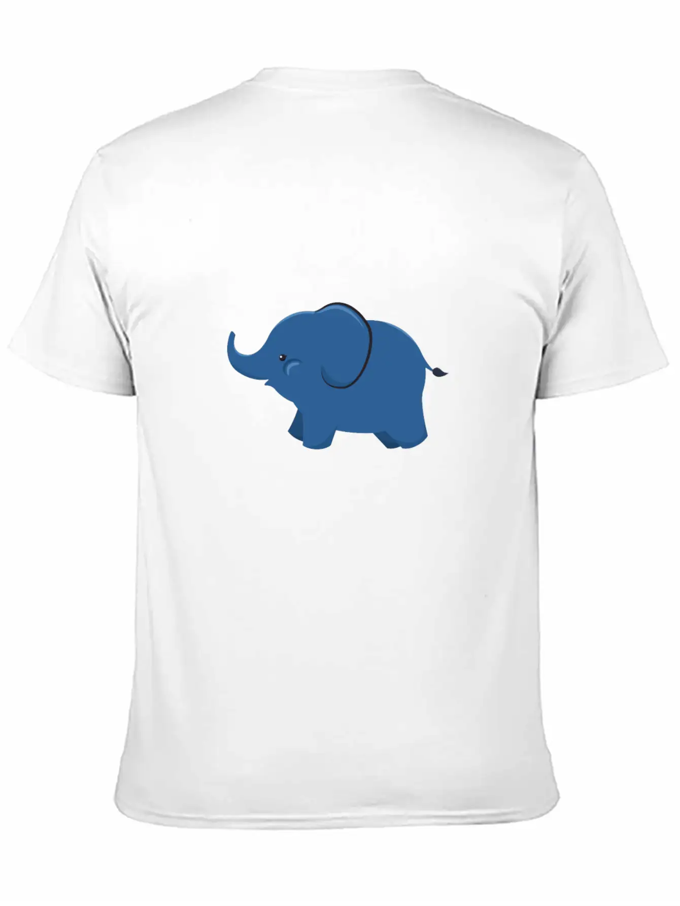 Elephant - Cute Elephant Design Unisex Short Sleeve Soft Cotton T-Shirt – Casual Everyday Wear