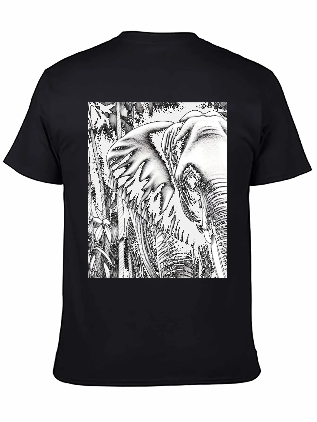 Elephant In The Jungle Stylish Everyday T-Shirt – Unisex Basic Cotton Tee