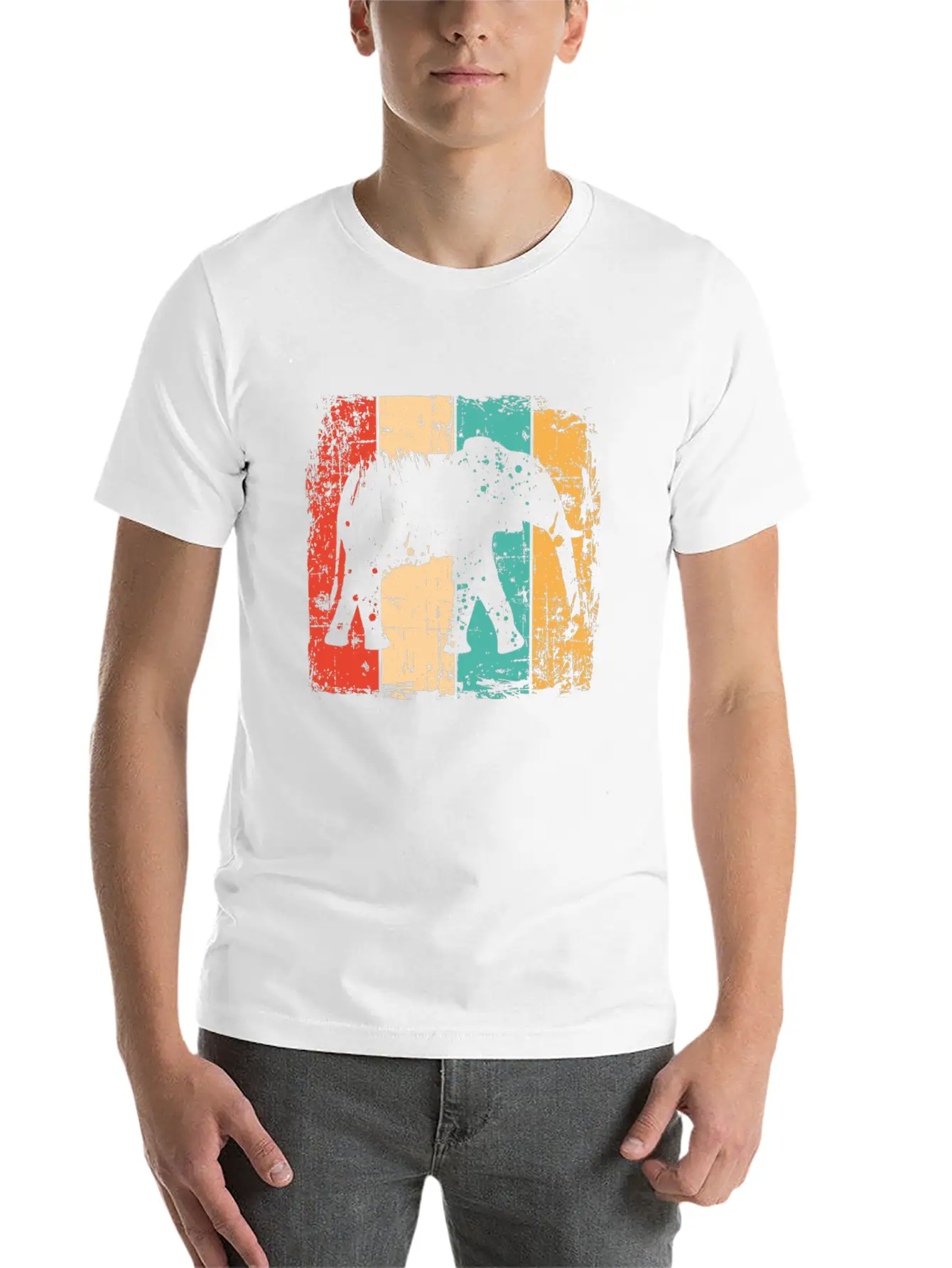 Elephant Stylish Everyday T-Shirt – Unisex Basic Cotton Tee