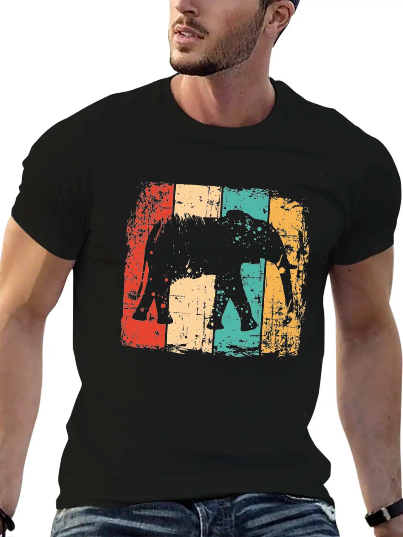 Elephant Stylish Everyday T-Shirt – Unisex Basic Cotton Tee