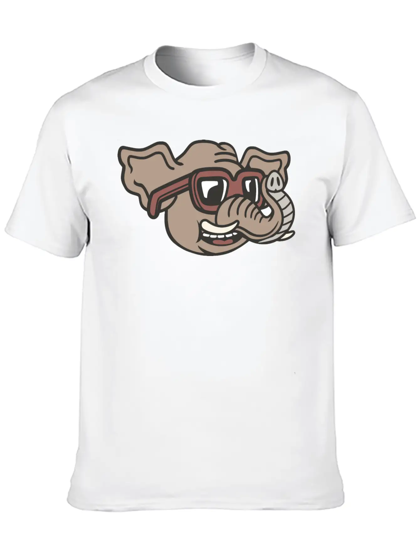 Elephant Unisex Casual T-Shirt – Clean Design For Daily Comfort