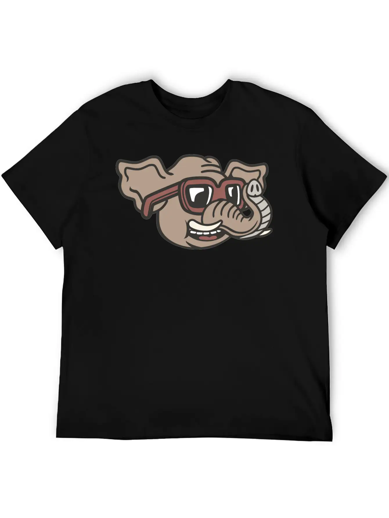 Elephant Unisex Casual T-Shirt – Clean Design For Daily Comfort