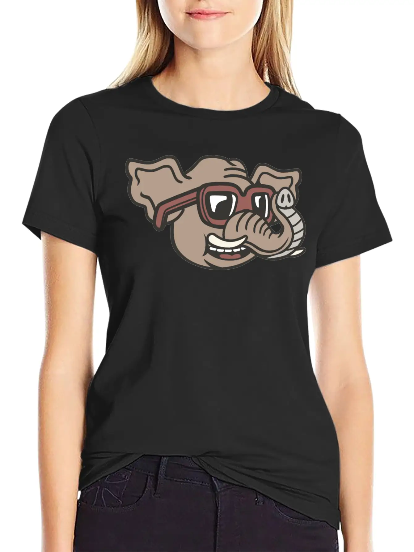 Elephant Unisex Casual T-Shirt – Clean Design For Daily Comfort