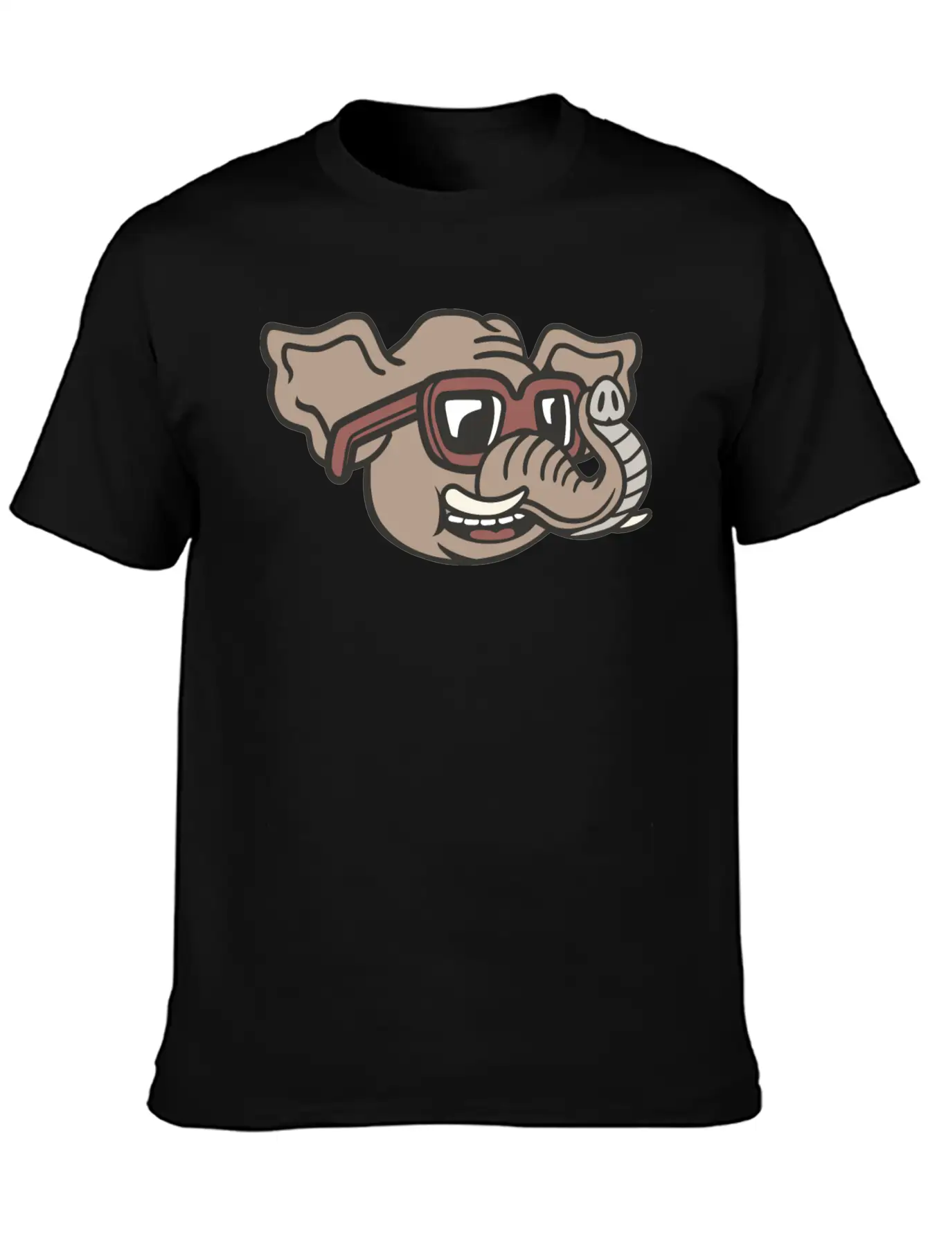 Elephant Unisex Casual T-Shirt – Clean Design For Daily Comfort