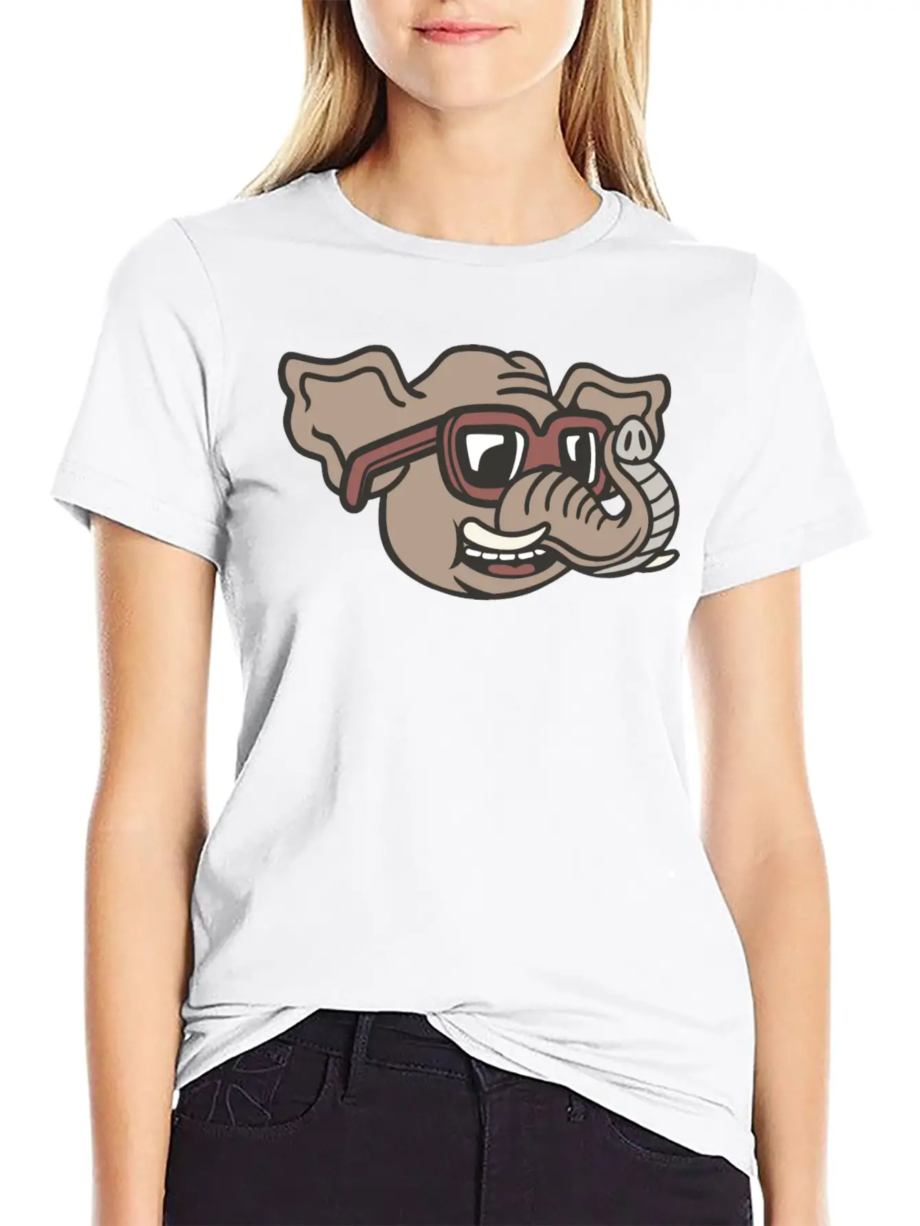 Elephant Unisex Casual T-Shirt – Clean Design For Daily Comfort