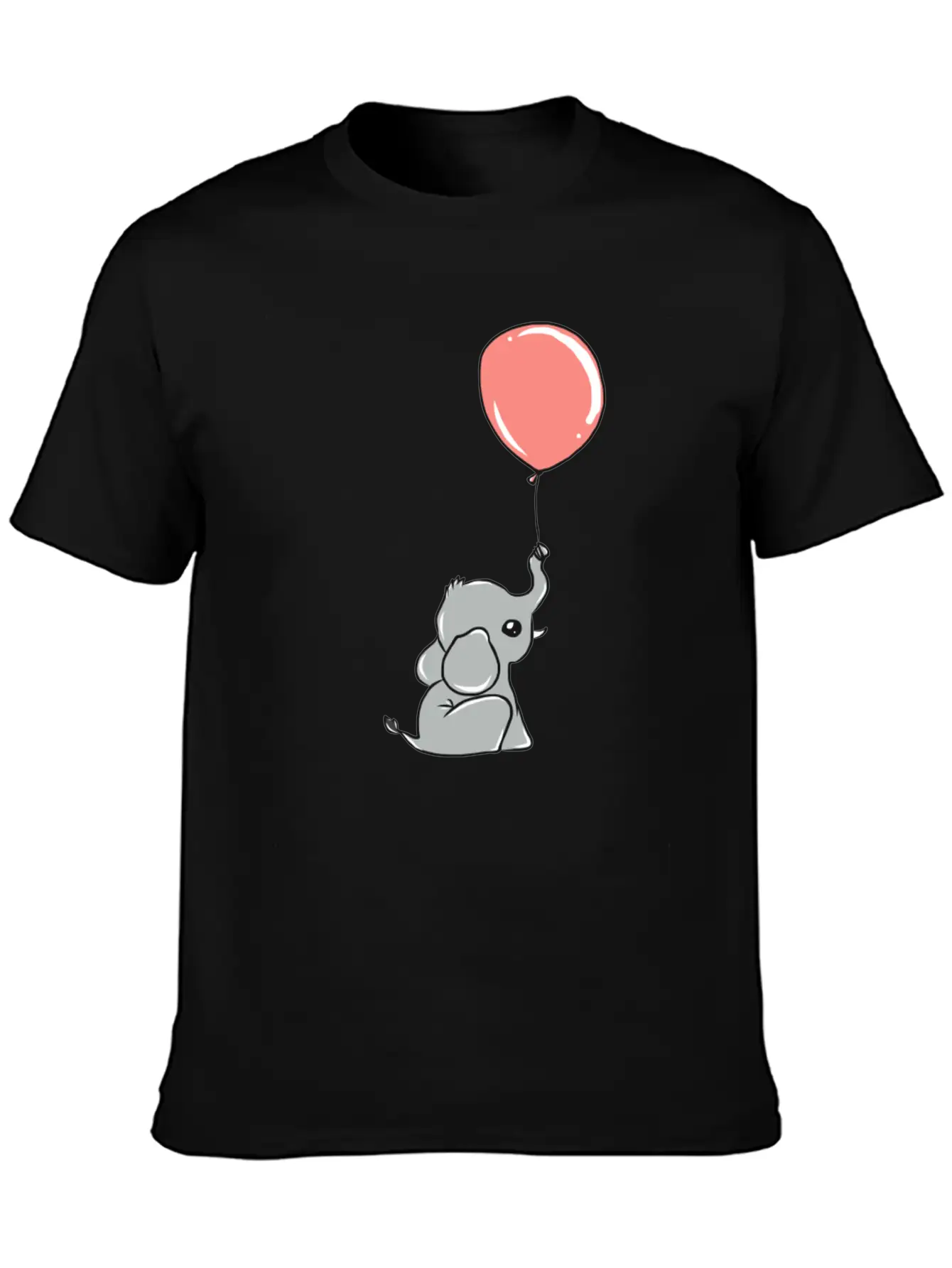 Elephant Unisex Short Sleeve Soft Cotton T-Shirt – Casual Everyday Wear