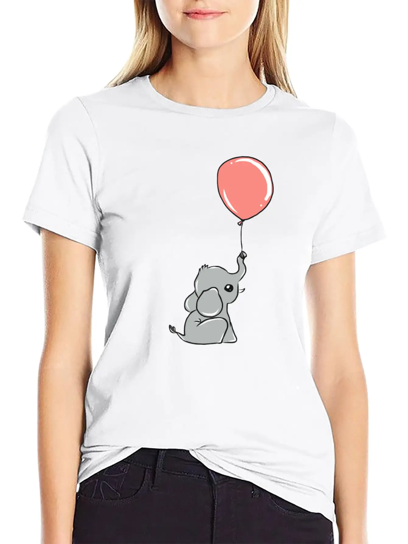 Elephant Unisex Short Sleeve Soft Cotton T-Shirt – Casual Everyday Wear