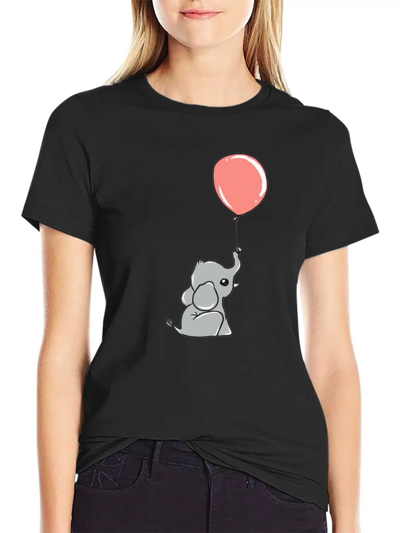 Elephant Unisex Short Sleeve Soft Cotton T-Shirt – Casual Everyday Wear