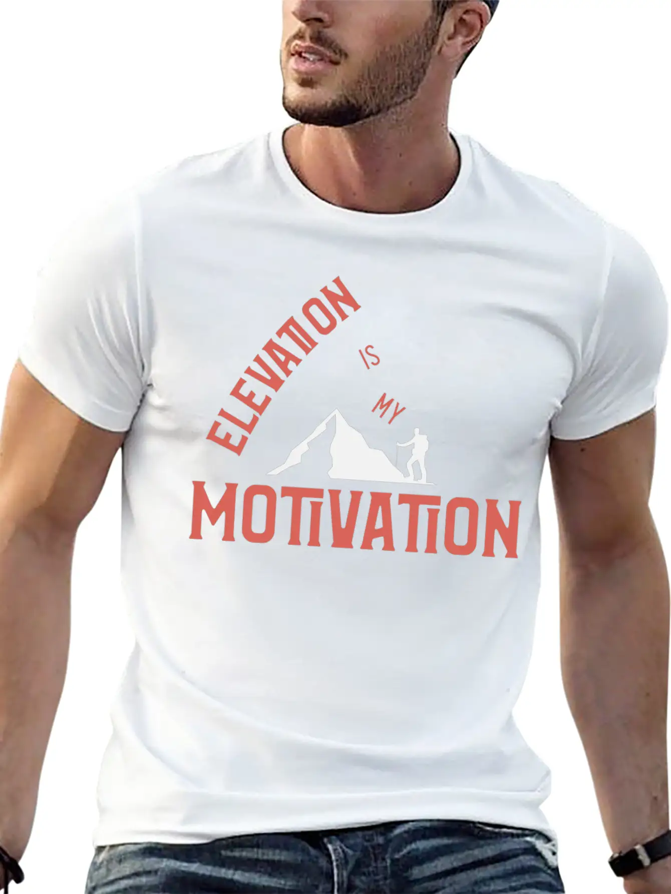 Elevation Is My Motivation T-Shirt Comfortable Minimalist Graphic Tee – Summer Style Essential