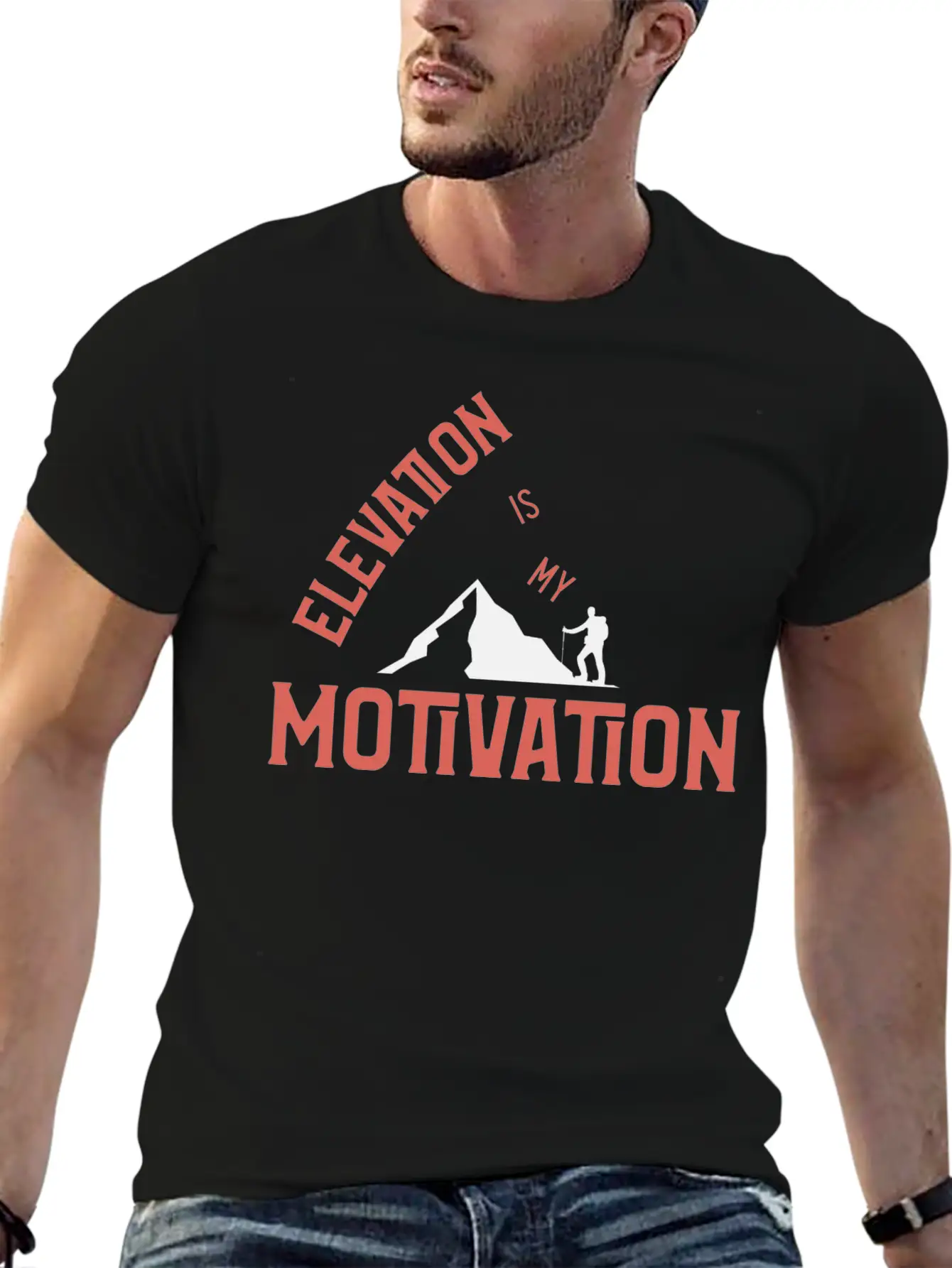 Elevation Is My Motivation T-Shirt Comfortable Minimalist Graphic Tee – Summer Style Essential