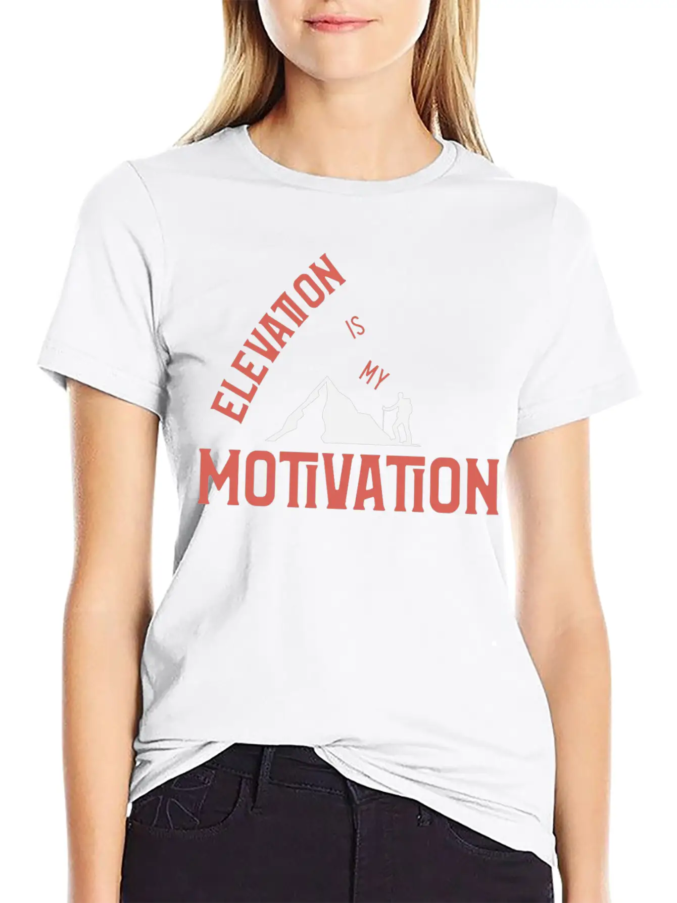 Elevation Is My Motivation T-Shirt Comfortable Minimalist Graphic Tee – Summer Style Essential