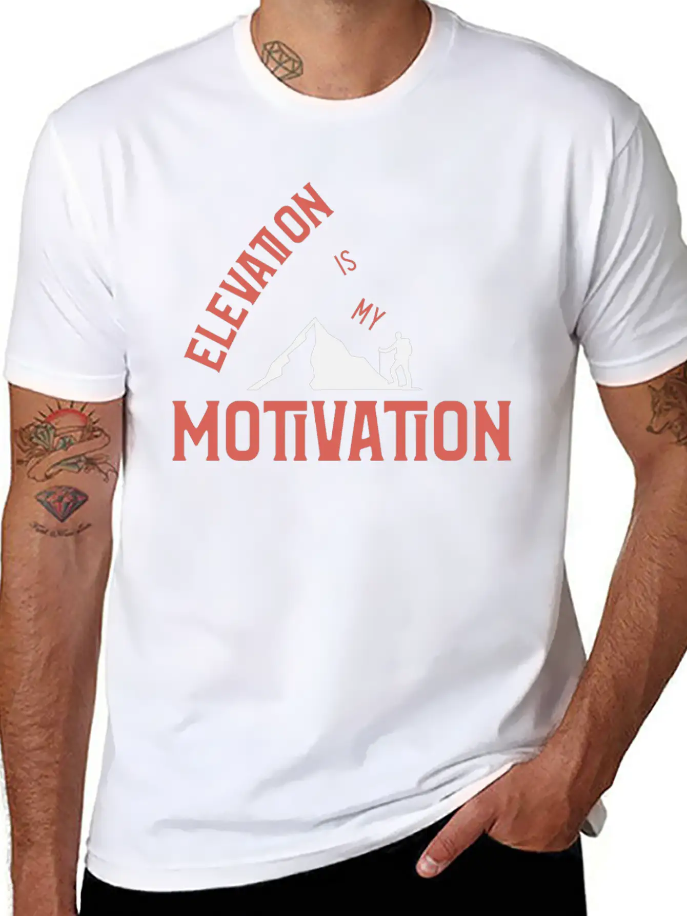Elevation Is My Motivation T-Shirt Comfortable Minimalist Graphic Tee – Summer Style Essential