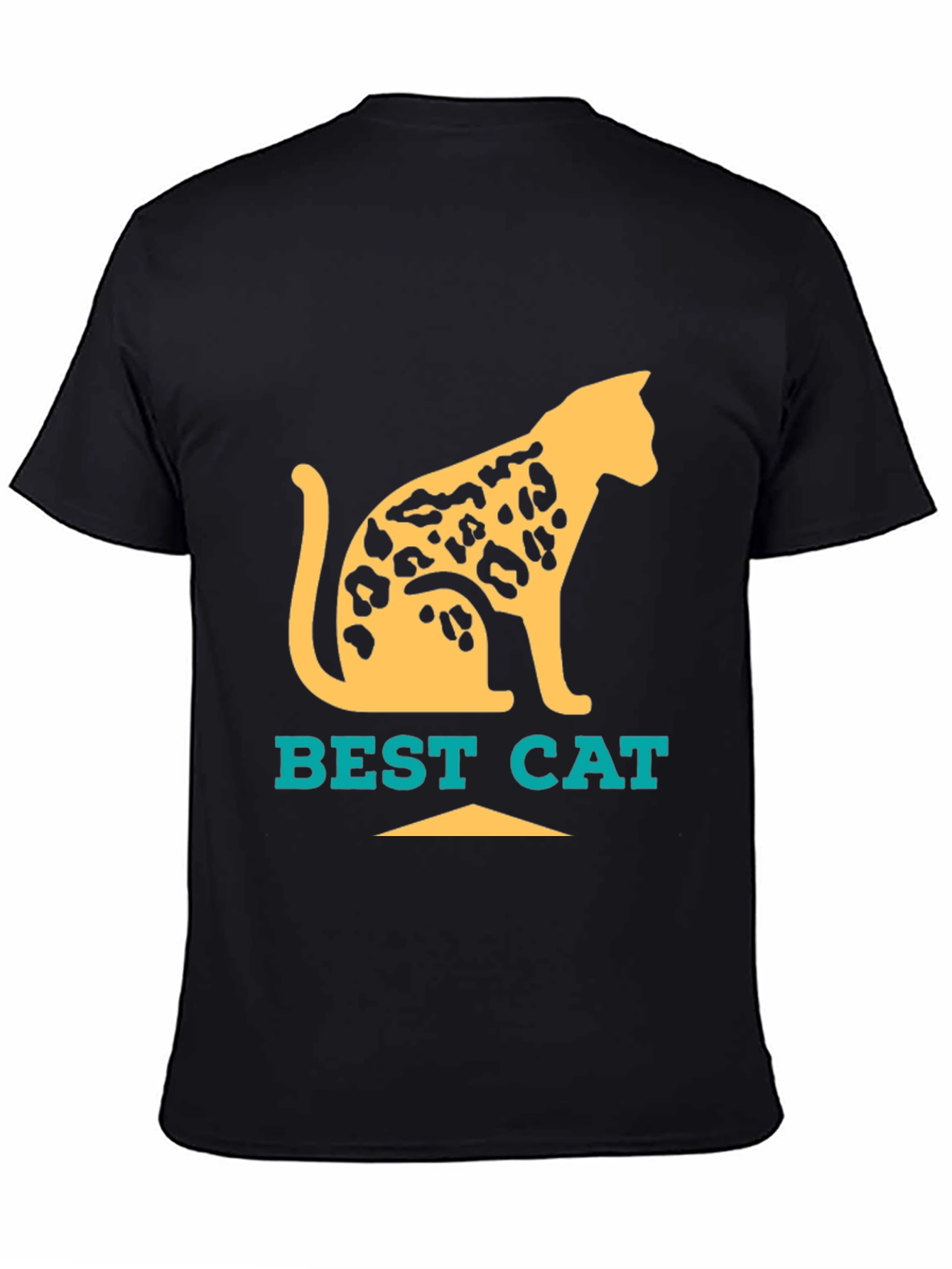 Best Cat Leopard Print T-Shirt - Cool Graphic Tee