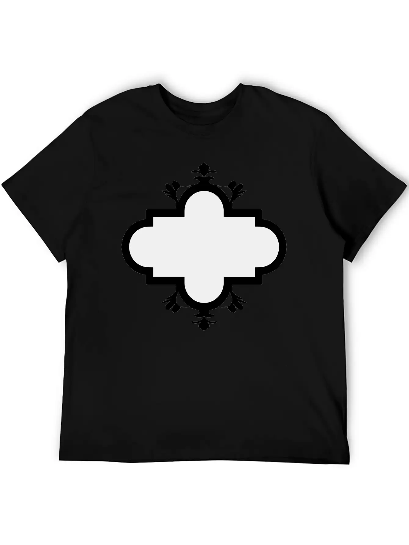 Emblem Banner Basic Graphic T-Shirt – Daily Comfort In Soft Cotton