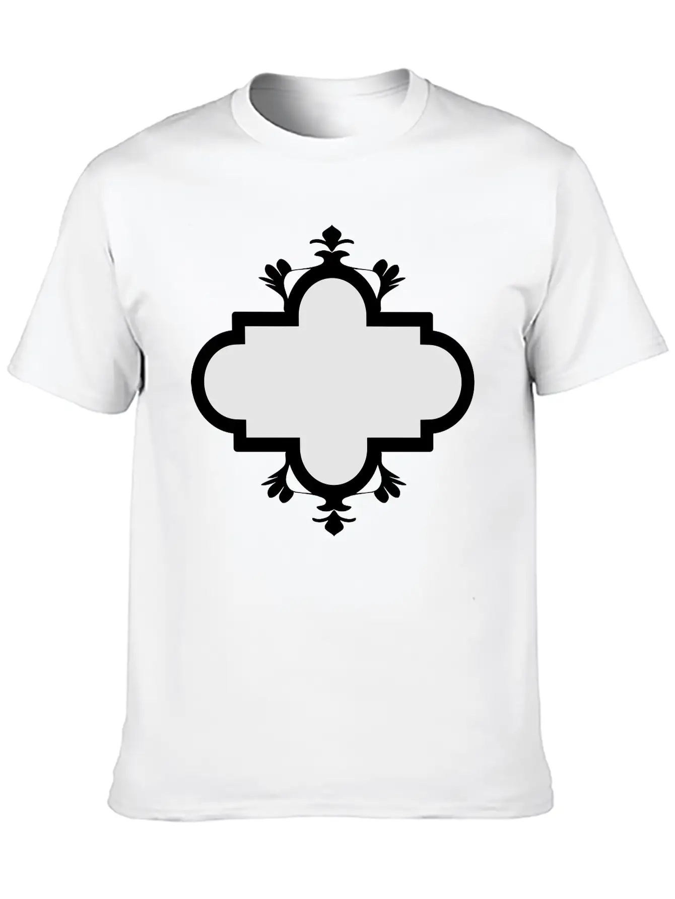 Emblem Banner Basic Graphic T-Shirt – Daily Comfort In Soft Cotton