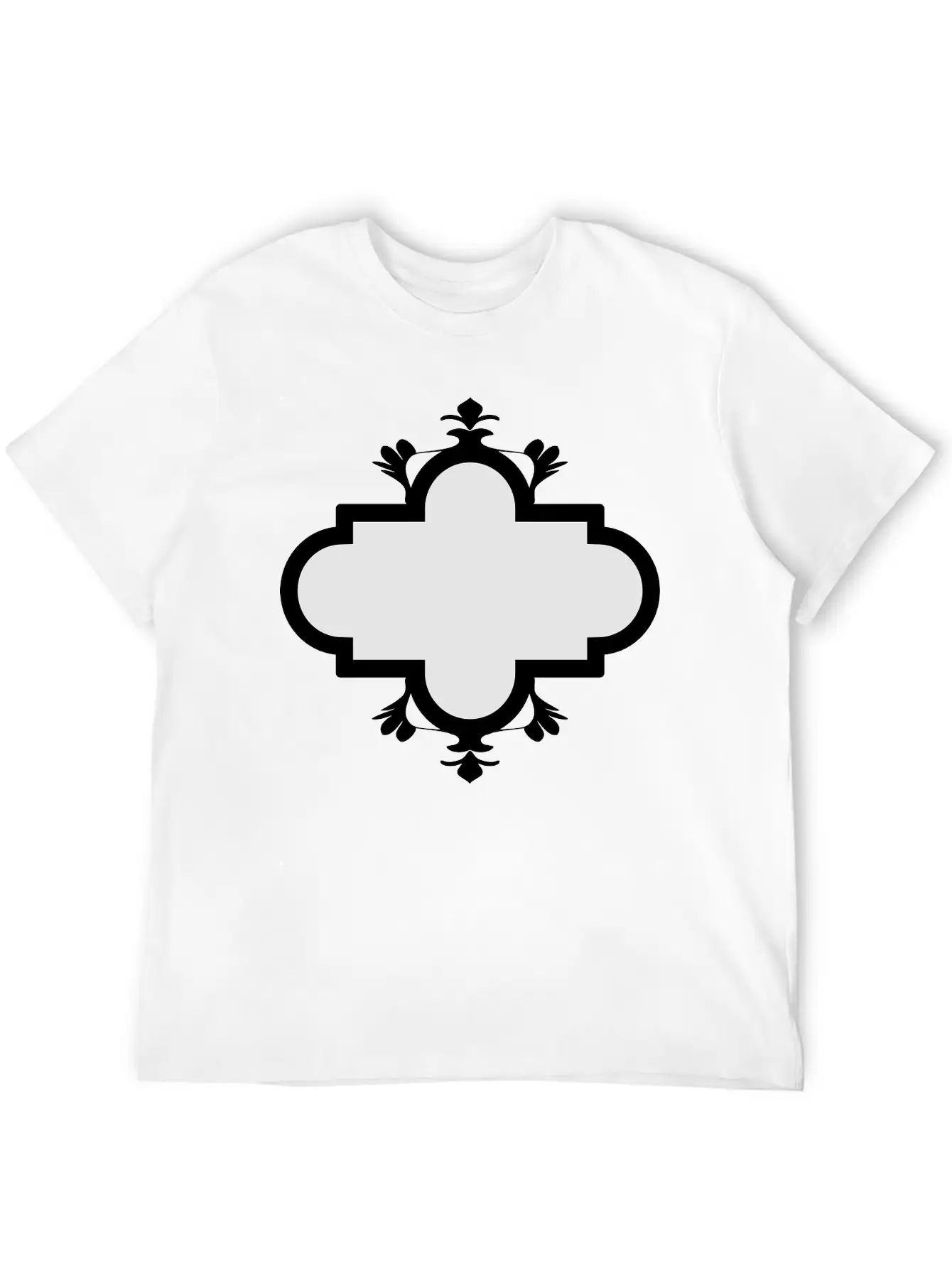 Emblem Banner Basic Graphic T-Shirt – Daily Comfort In Soft Cotton