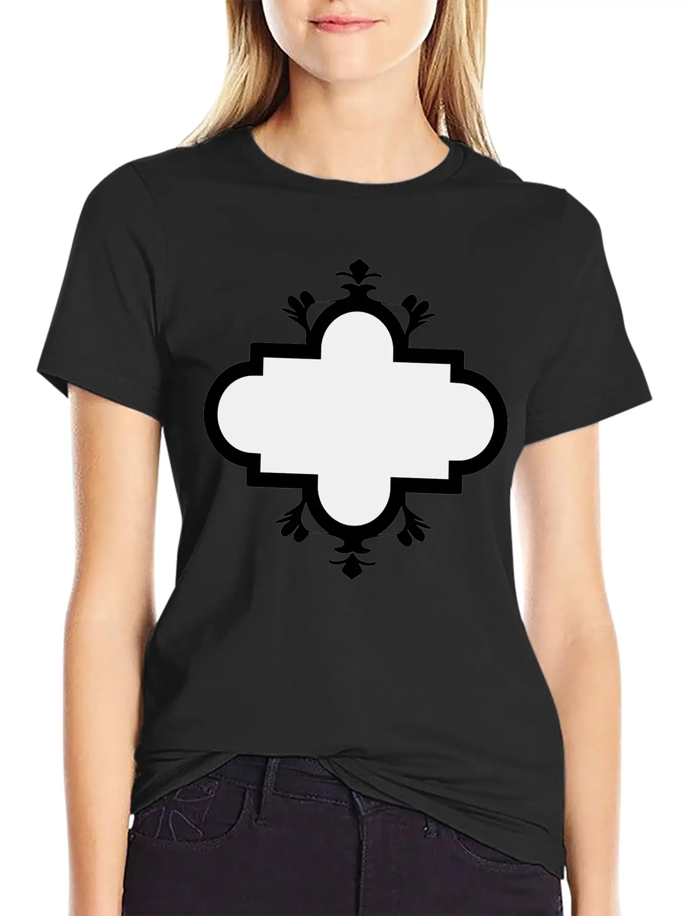 Emblem Banner Basic Graphic T-Shirt – Daily Comfort In Soft Cotton