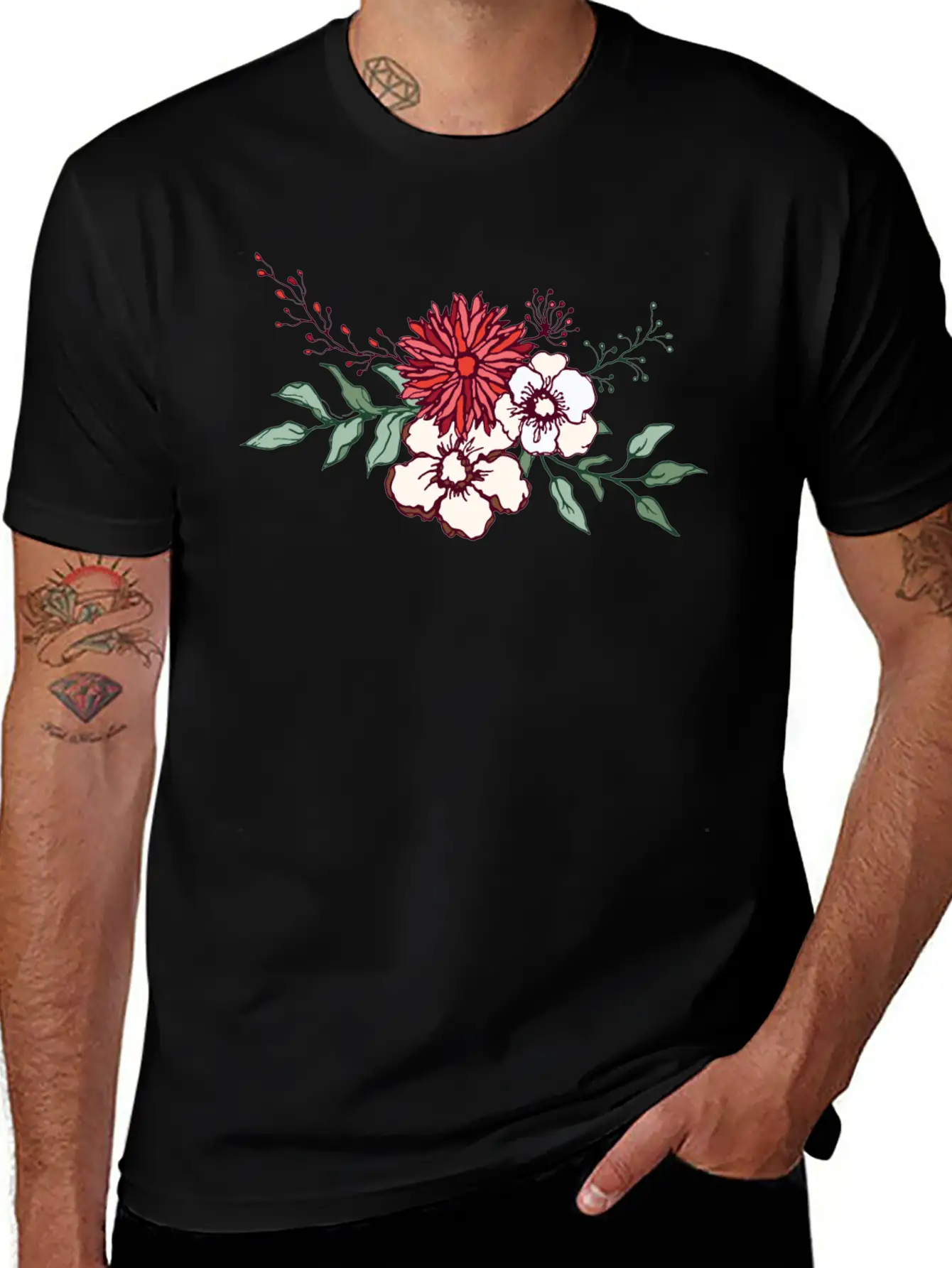 Embrace Nature's Delicate Beauty Unisex Short Sleeve Soft Cotton T-Shirt – Casual Everyday Wear