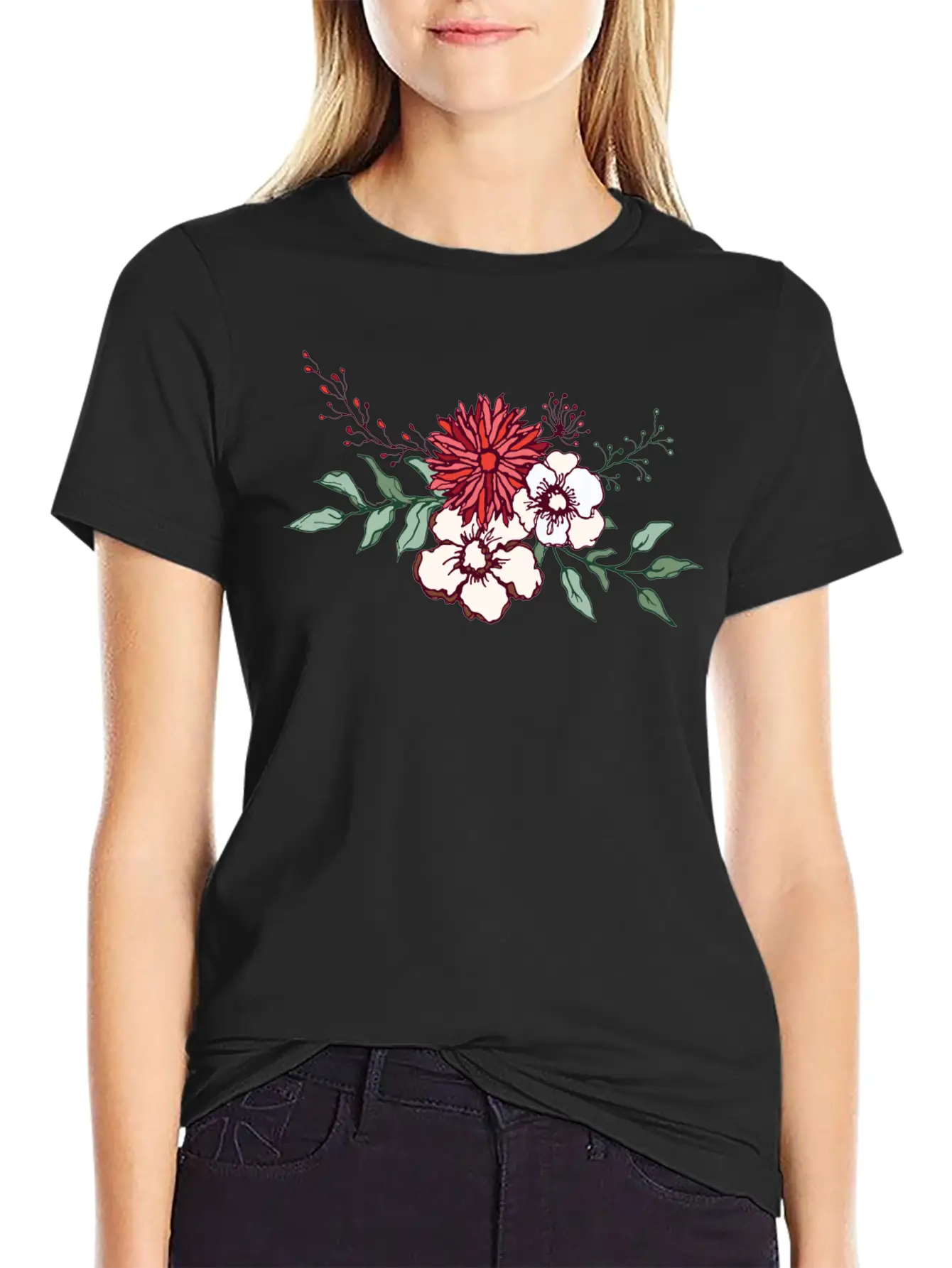 Embrace Nature's Delicate Beauty Unisex Short Sleeve Soft Cotton T-Shirt – Casual Everyday Wear