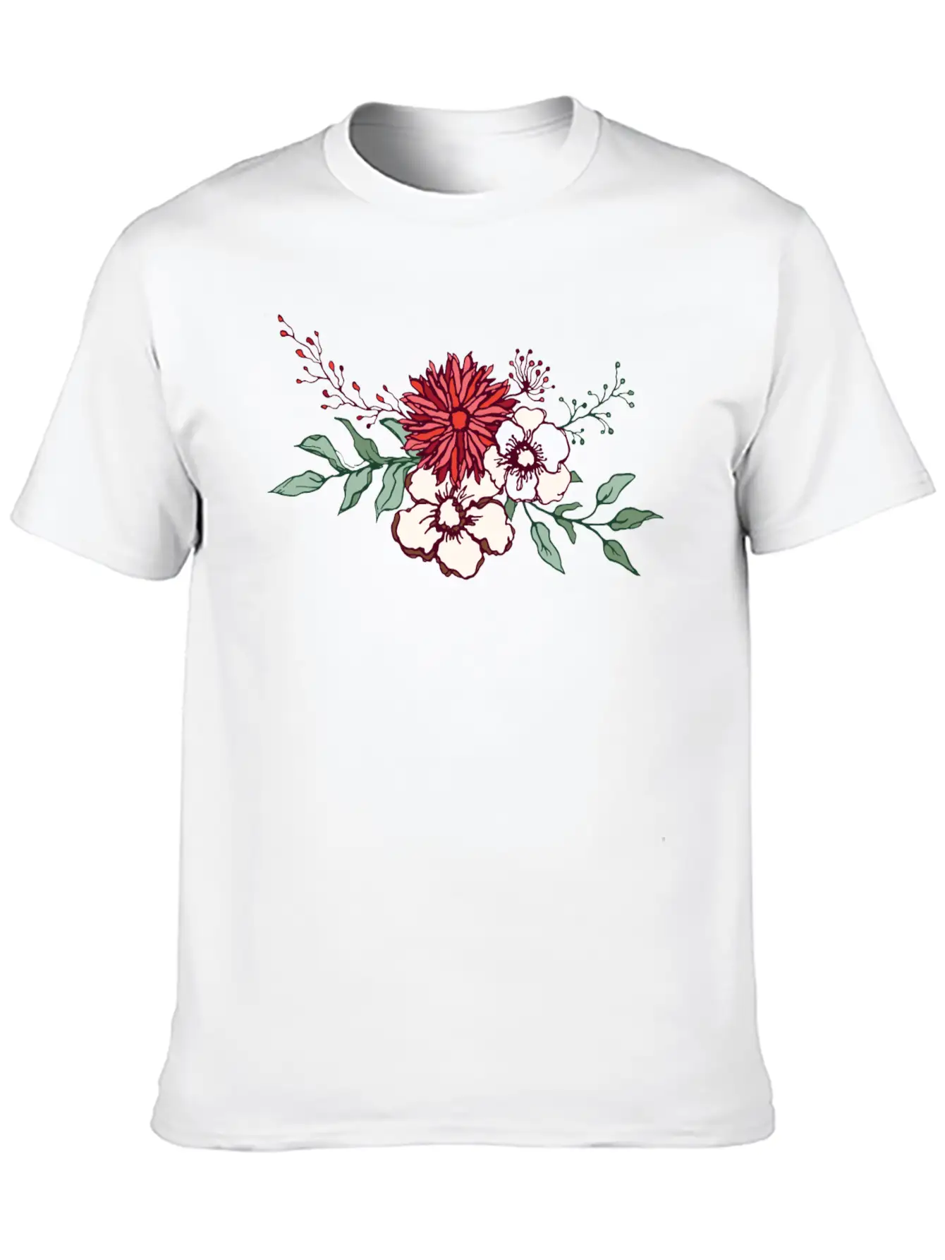Embrace Nature's Delicate Beauty Unisex Short Sleeve Soft Cotton T-Shirt – Casual Everyday Wear