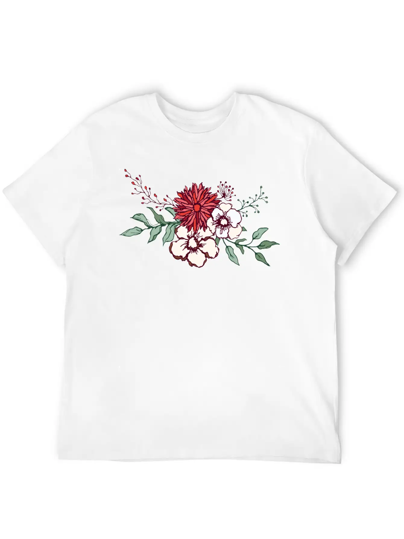 Embrace Nature's Delicate Beauty Unisex Short Sleeve Soft Cotton T-Shirt – Casual Everyday Wear