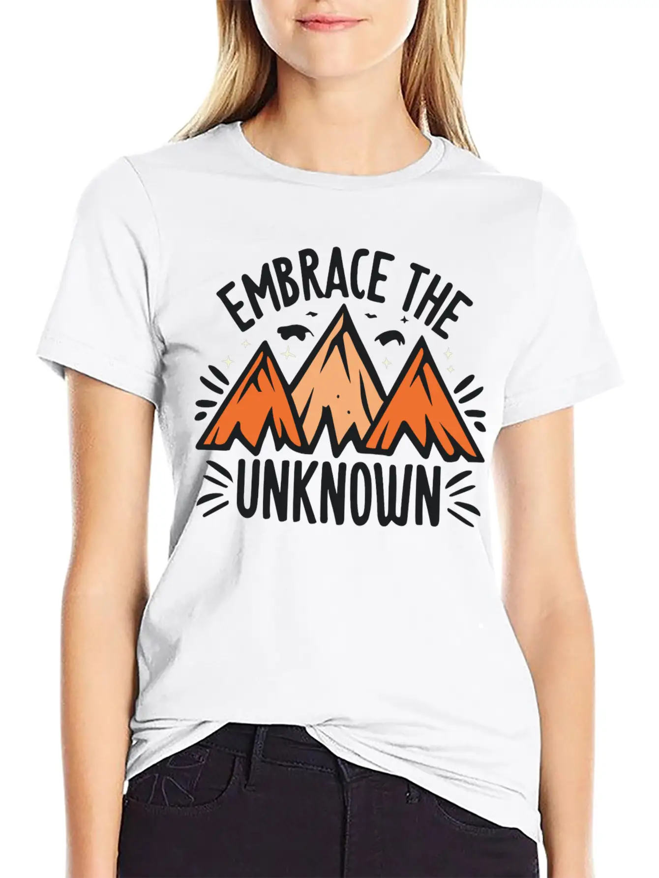 Embrace The Unknown Basic Graphic T-Shirt – Daily Comfort In Soft Cotton