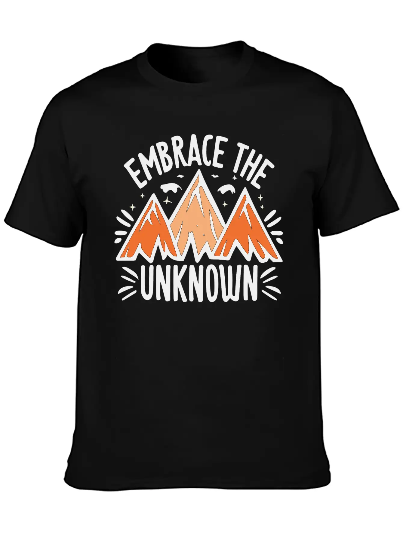 Embrace The Unknown Basic Graphic T-Shirt – Daily Comfort In Soft Cotton