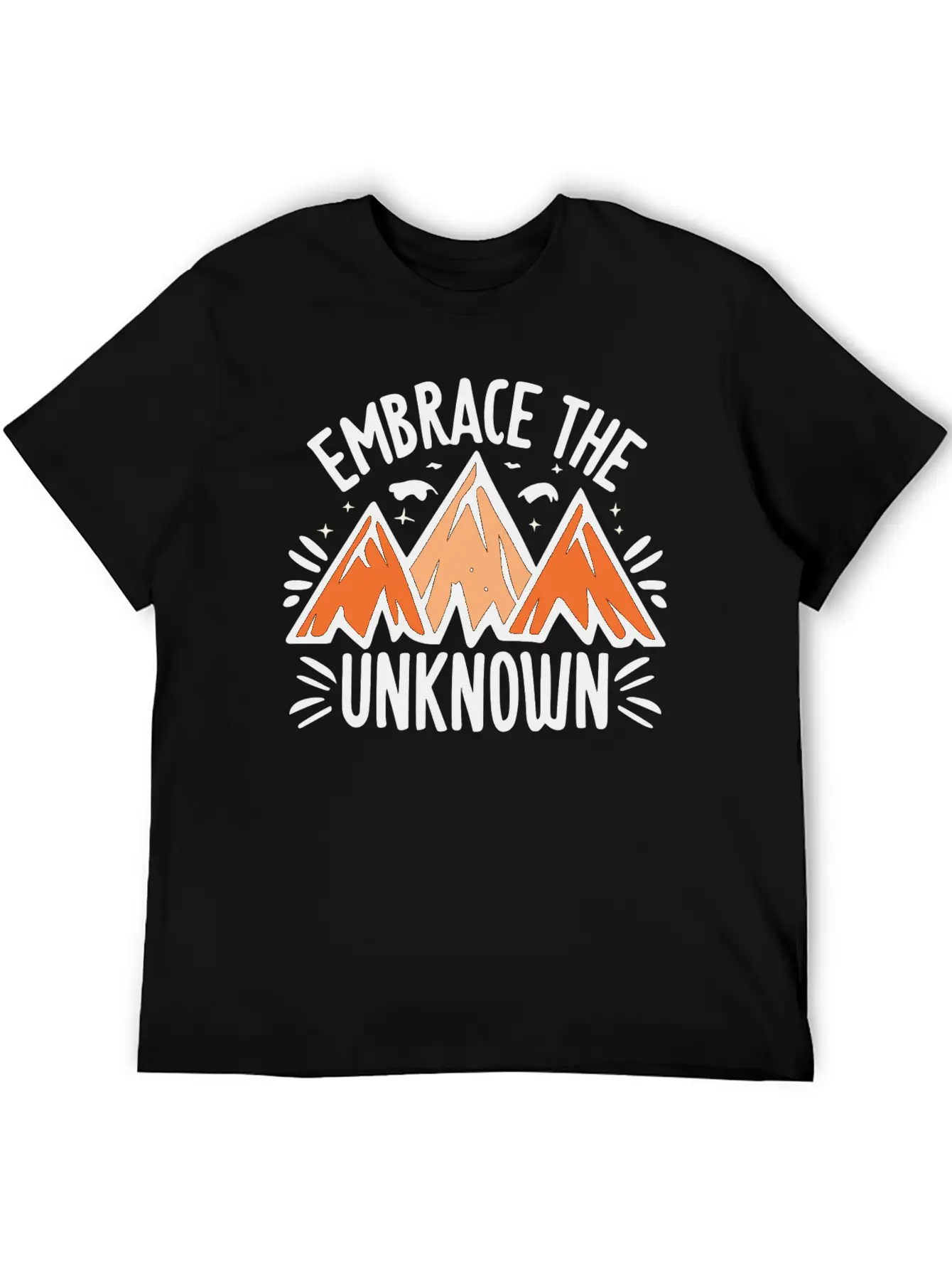 Embrace The Unknown Basic Graphic T-Shirt – Daily Comfort In Soft Cotton